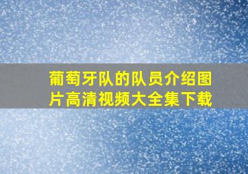 葡萄牙队的队员介绍图片高清视频大全集下载