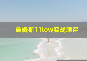 詹姆斯11low实战测评