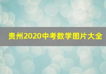 贵州2020中考数学图片大全