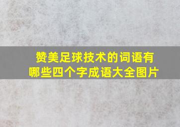 赞美足球技术的词语有哪些四个字成语大全图片