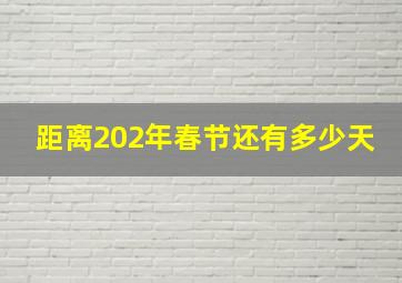 距离202年春节还有多少天