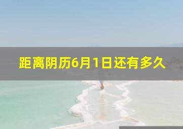 距离阴历6月1日还有多久