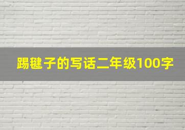 踢毽子的写话二年级100字