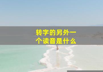 转字的另外一个读音是什么