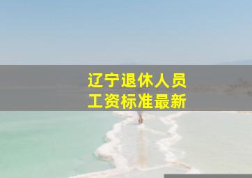 辽宁退休人员工资标准最新