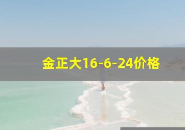 金正大16-6-24价格