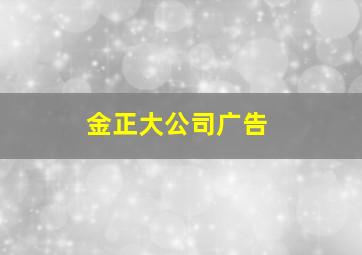 金正大公司广告