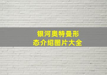 银河奥特曼形态介绍图片大全