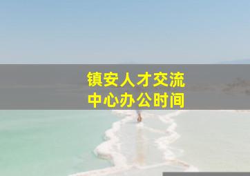 镇安人才交流中心办公时间