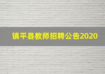 镇平县教师招聘公告2020