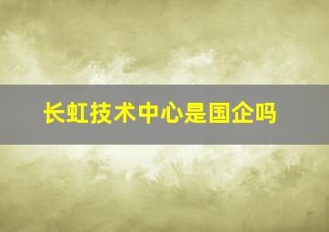 长虹技术中心是国企吗