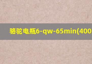 骆驼电瓶6-qw-65min(400)58500