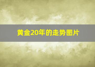 黄金20年的走势图片