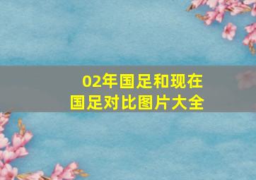 02年国足和现在国足对比图片大全