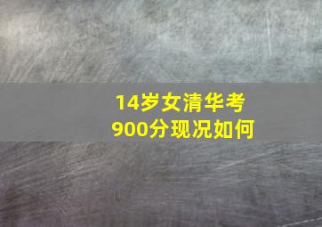 14岁女清华考900分现况如何