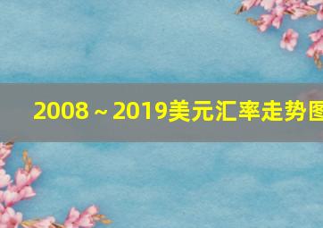 2008～2019美元汇率走势图