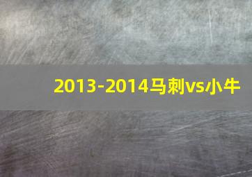 2013-2014马刺vs小牛