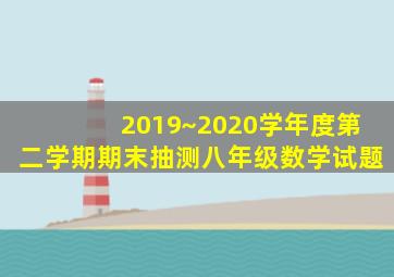 2019~2020学年度第二学期期末抽测八年级数学试题