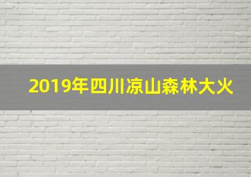 2019年四川凉山森林大火