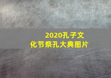 2020孔子文化节祭孔大典图片