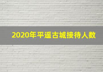 2020年平遥古城接待人数