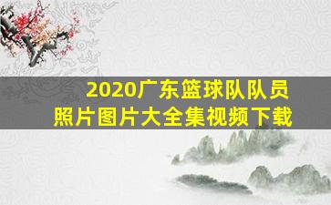 2020广东篮球队队员照片图片大全集视频下载