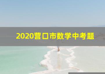 2020营口市数学中考题