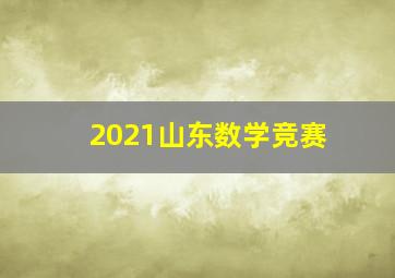 2021山东数学竞赛