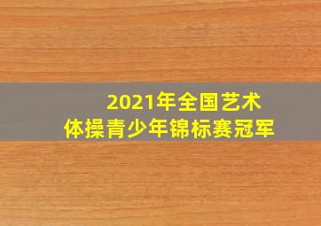 2021年全国艺术体操青少年锦标赛冠军