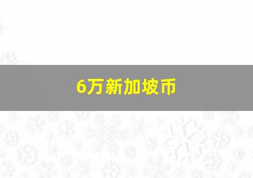 6万新加坡币