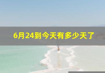 6月24到今天有多少天了