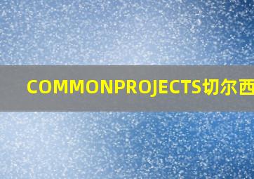 COMMONPROJECTS切尔西靴尺码