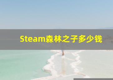 Steam森林之子多少钱