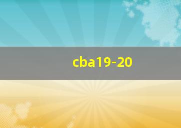 cba19-20