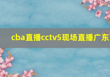 cba直播cctv5现场直播广东