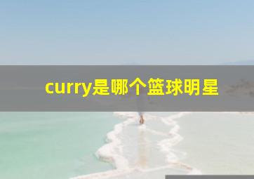 curry是哪个篮球明星