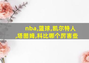 nba,篮球,凯尔特人,塔图姆,科比哪个厉害些