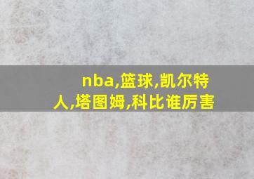 nba,篮球,凯尔特人,塔图姆,科比谁厉害