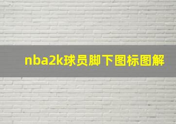 nba2k球员脚下图标图解