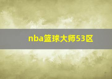 nba篮球大师53区