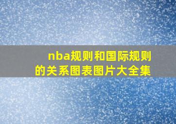 nba规则和国际规则的关系图表图片大全集