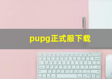 pupg正式服下载