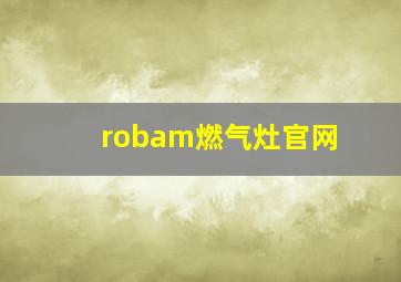 robam燃气灶官网