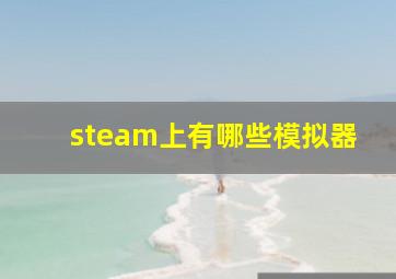 steam上有哪些模拟器