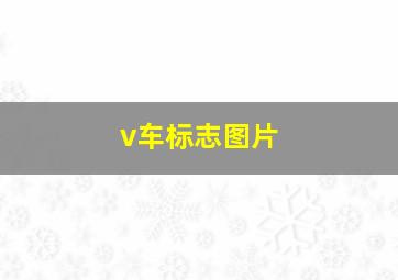 v车标志图片