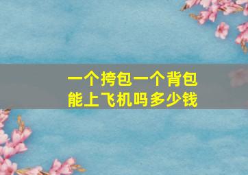 一个挎包一个背包能上飞机吗多少钱