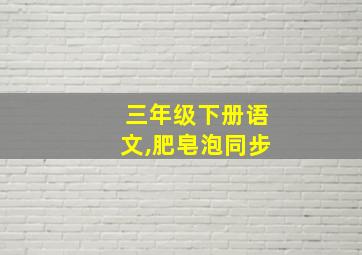 三年级下册语文,肥皂泡同步