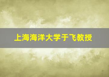 上海海洋大学于飞教授