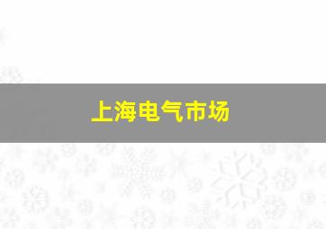 上海电气市场