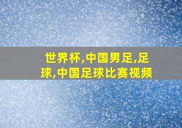 世界杯,中国男足,足球,中国足球比赛视频